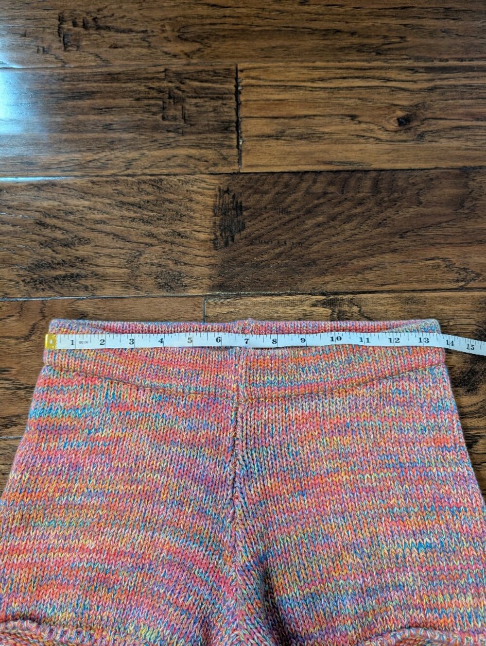 BCBGMAXAZRIA RUNWAY NWT Rainbow Colorful Knit Shorts Size XXS - Picture 5 of 7